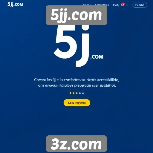 Acessibilidade no site 5jj.com é destaque