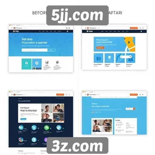 Evolução da interface do usuário no 5jj.com